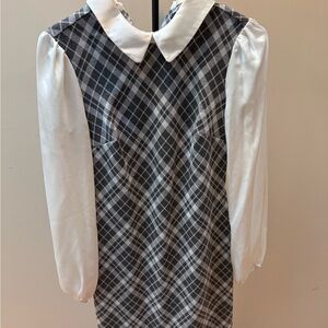 Tommy Hilfiger Plaid Black and White Women’s Dress Size 2